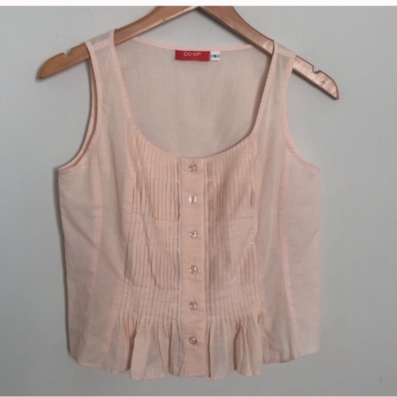 Barney’s CO-OP Blush Crop Top Size Small - Picture 3 of 5